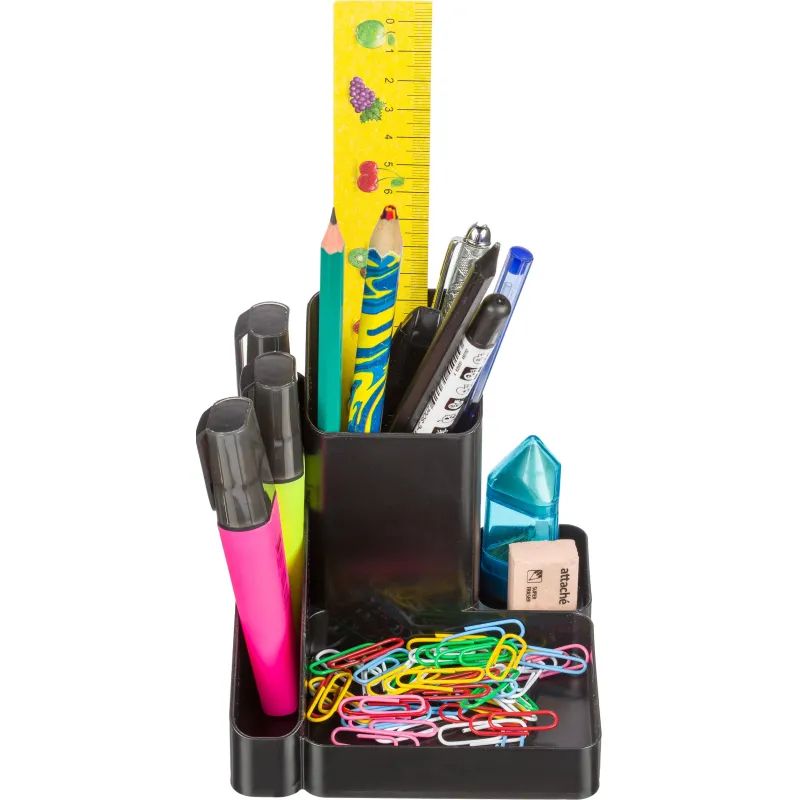 Подставка-органайзер д/канцеляр.мелочей Attache имидж 4 отд черный ОР31АЕ