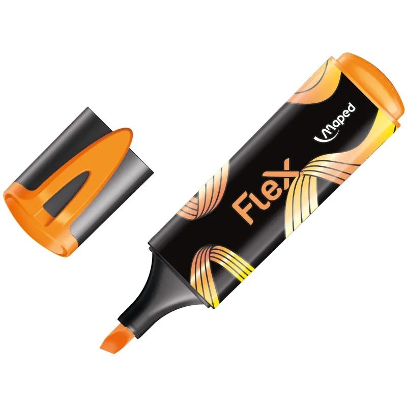 Набор текстовыделителей Maped FLUO PEP&#039;S FLEX,1-5мм,4цв/наб, 740300