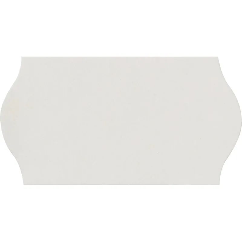 Этикет-лента Эконом 22х12 белая волна 1000шт/рул 10рул/уп