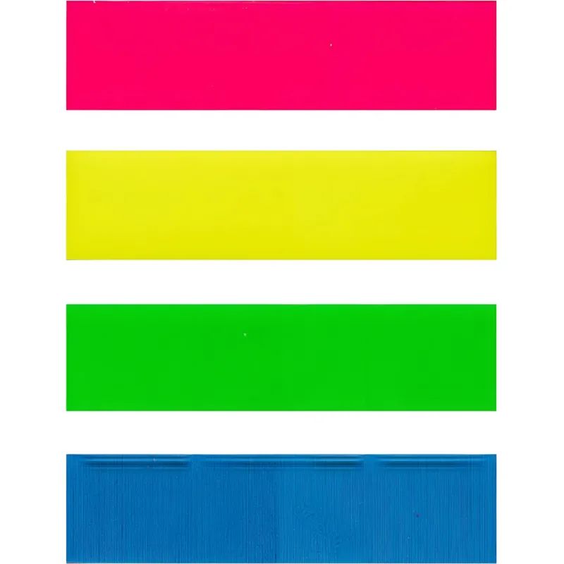 Клейкие закладки пласт. 4цв.по 25л. 12ммх45 Attache