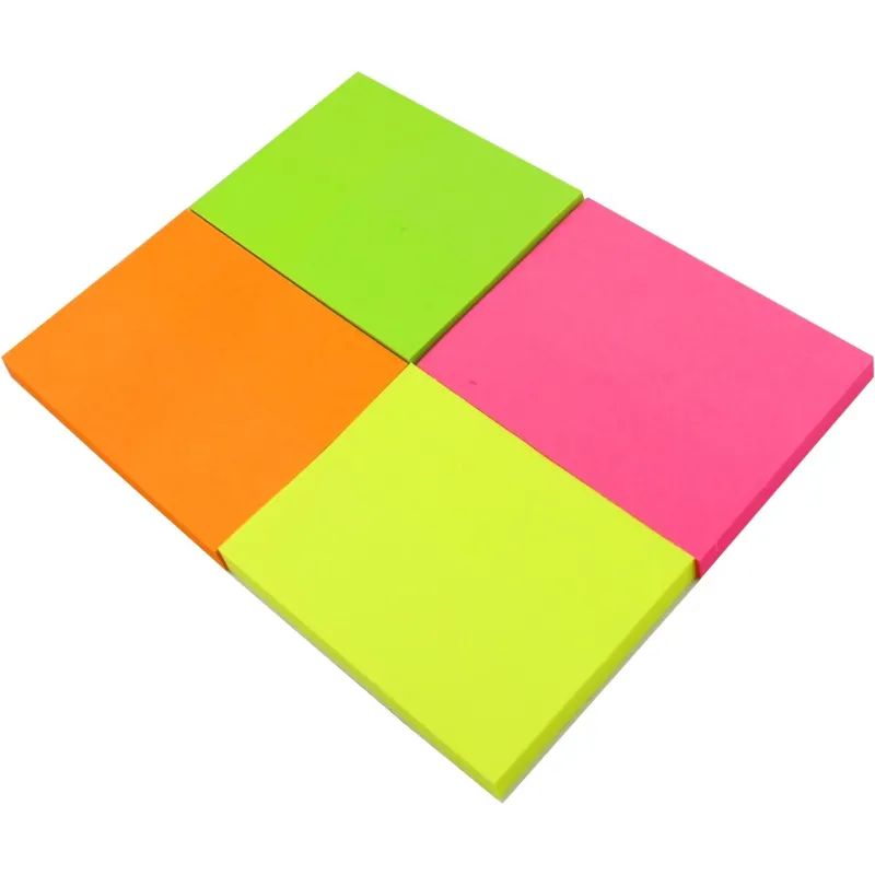 Стикеры Kores бум.для зам. 40х50 неон.гамма 4шт./уп.по 50л. &#039;48450