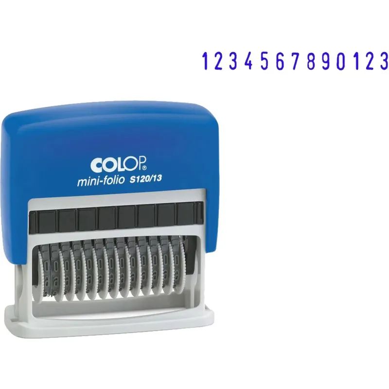 Нумератор 13-и раз. высота шрифта 3,8мм S120/13 (аналог 48313)Colop