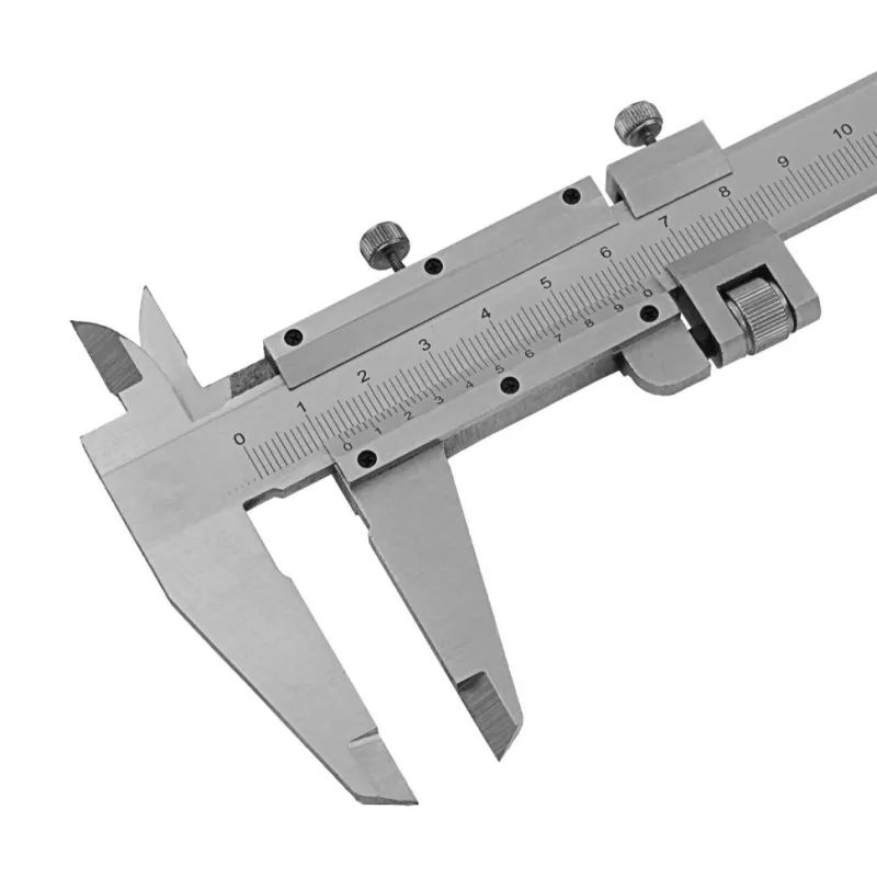 Штангенциркуль 200 мм, 0,02 мм, металлический, с глубиномером (316325)