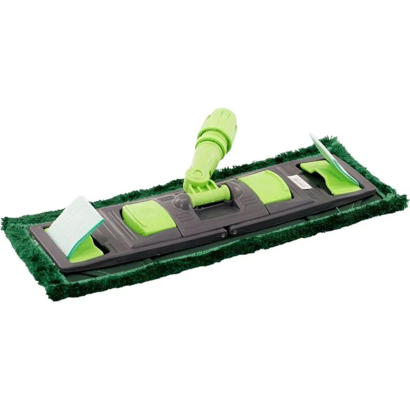 Держатель МОПа универс. пластик 40х11см т.серый/зеленый NPK195