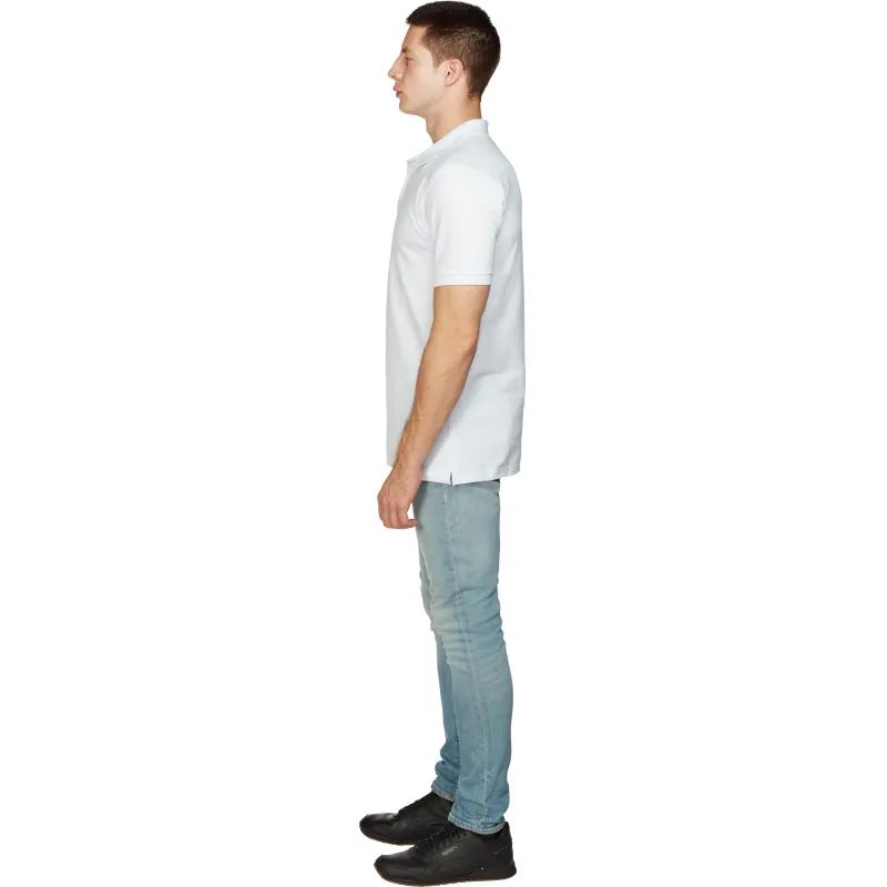 Рубашка Поло (190г.) кор.рукав бел.(XXXL)