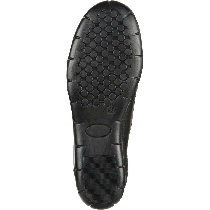 Полуботинки Танго жен.на шнурках, цв.черн.(4504л)(р.38)