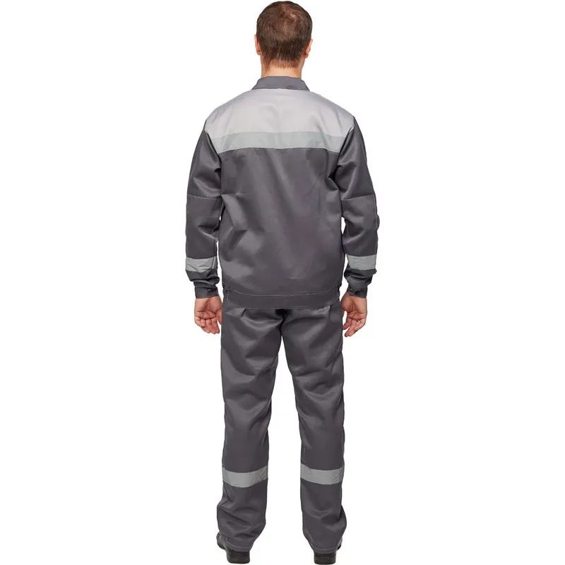 Костюм рабочий летний муж. л22-КПК т.сер./св.сер (р.64-66) 194-200