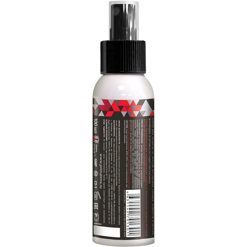 Спрей защитный PRIMATERRA Insect от укусов кровосо 100мл