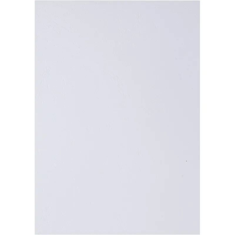 Обложки для переплета картонные Promega office бел.кожаА4,230г/м2,100шт/уп.