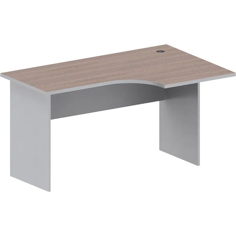 Стол Easy St правый (008,235) темный дуб/серый (560/030) Ш1400