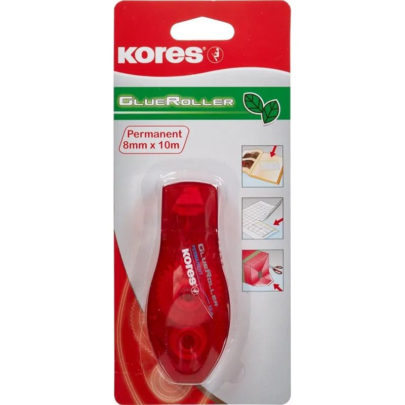 Клей ленточный 8мм х 10м KORES перманент &#039;38112