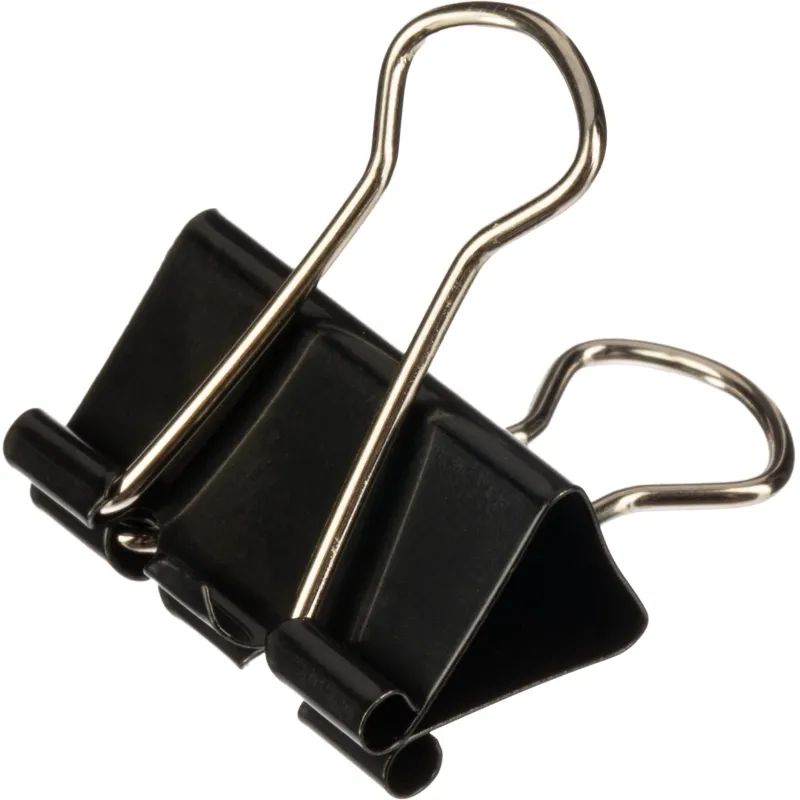 Зажимы для бумаг ассорти (19мм,25мм,32мм), 12шт/уп Attache, пласт.бокс