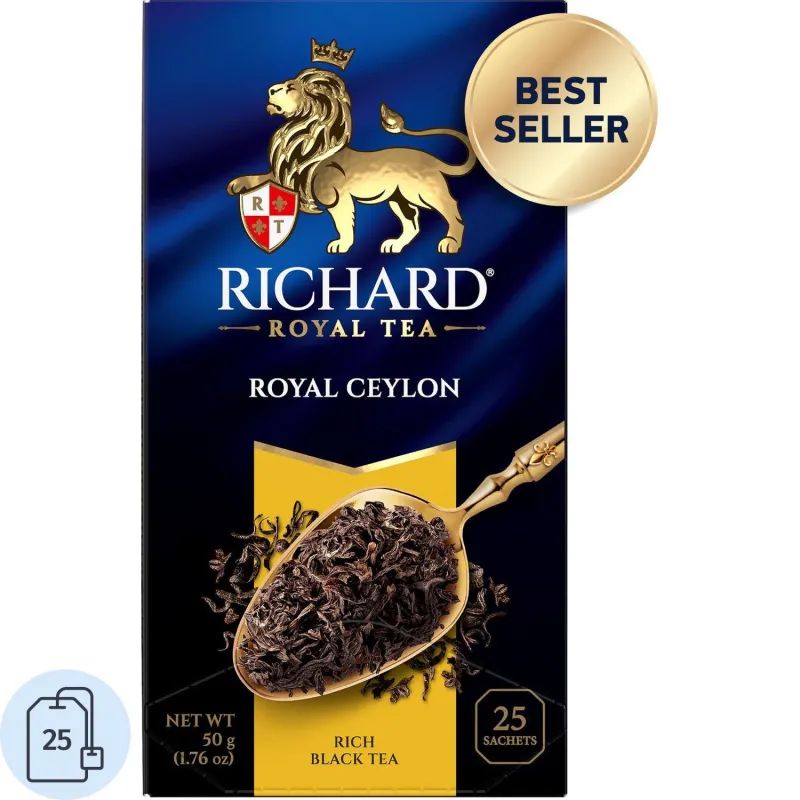 Чай Richard Royal Ceylon черный 25 сашет