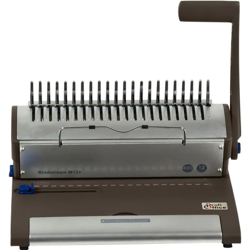 Брошюровщик ProfiOffice Bindstream M12 Plus, А4, 12л./400л., пл.пруж.
