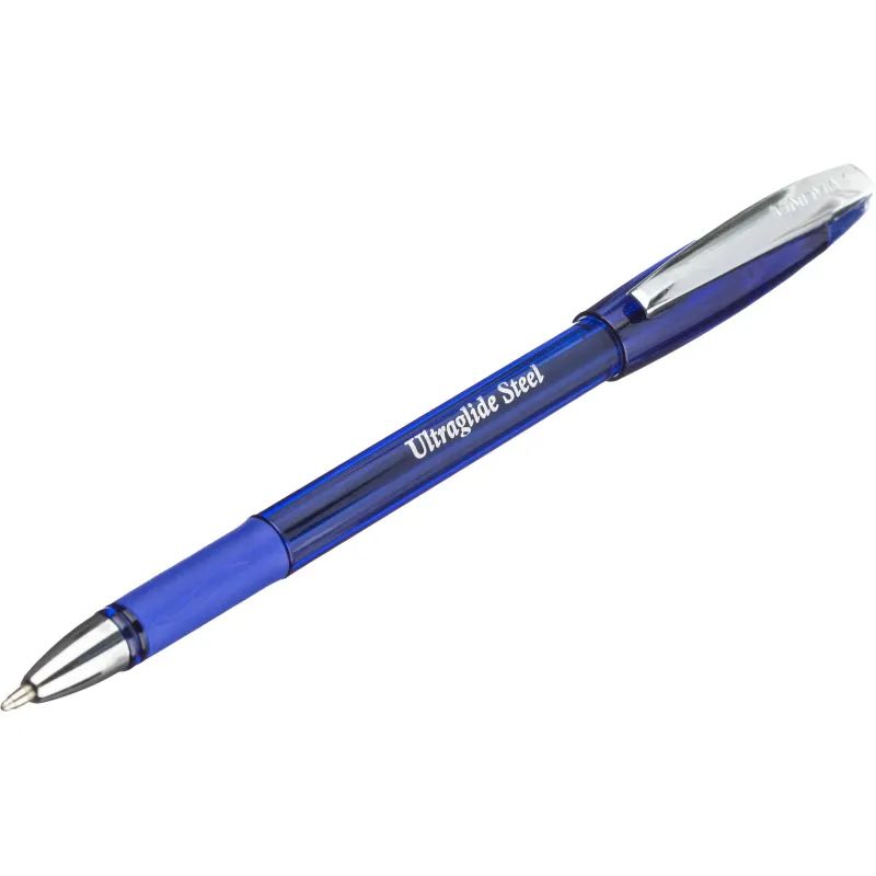 Ручка шариковая неавтомат. Unomax/Unimax UltraGlideSteelсин,масл,манж