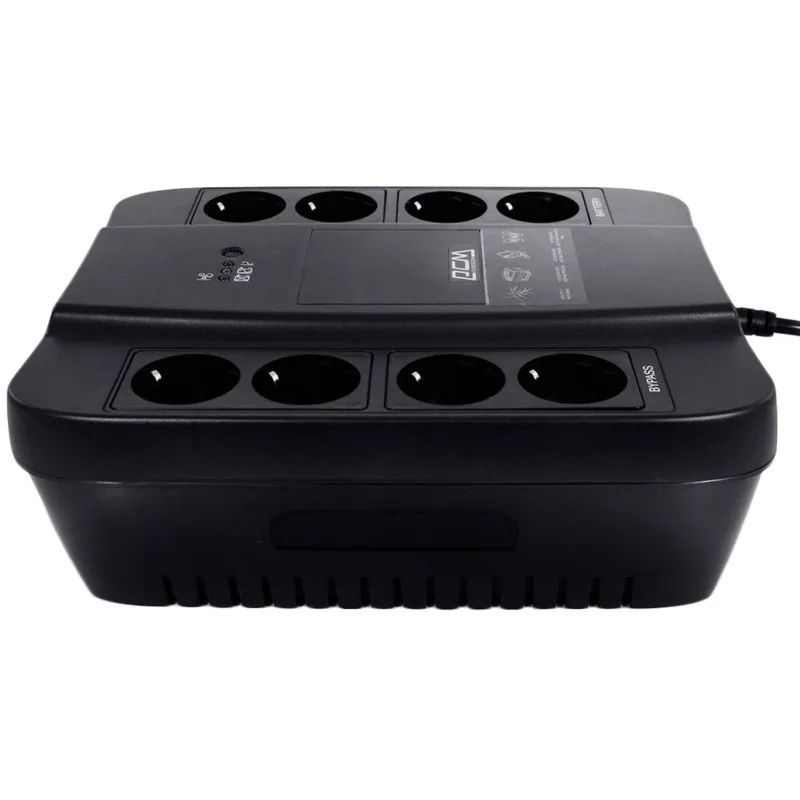 ИБП Powercom Back-UPS SPD-1000N OffLine 1000VA/550W Schuko 8 EURO розеток