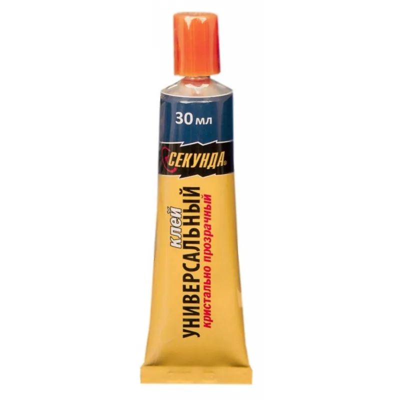 Клей универсальный СЕКУНДА 30мл, прозрачный (403-108)