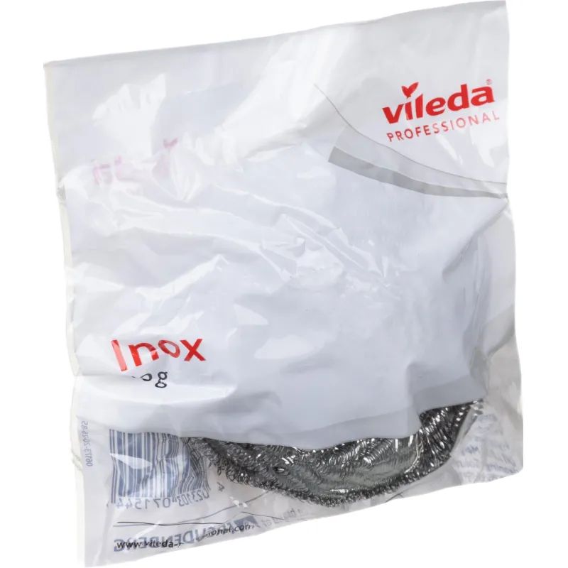 Губка-мочалка для мытья посуды Inox очищающая спираль 40г, 100200