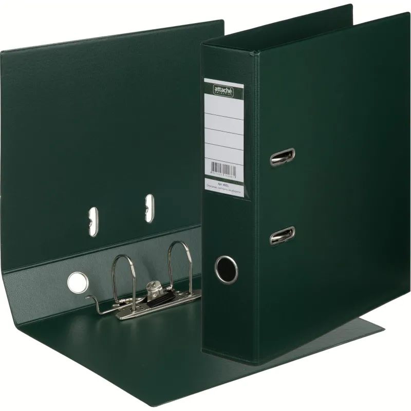 Папка-регистратор Strong Line 70мм,т.-зеленый, ПБП2,карм.кор