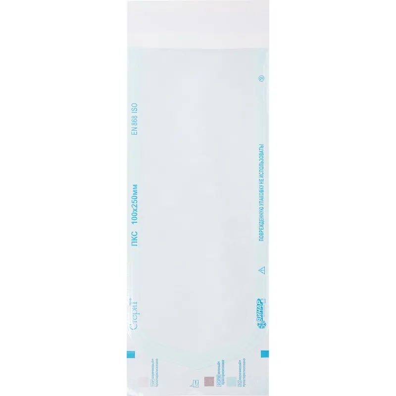 Пакет для стерилизации комбинир. 100 x 250 мм самокл. 100 шт/уп СтериТ