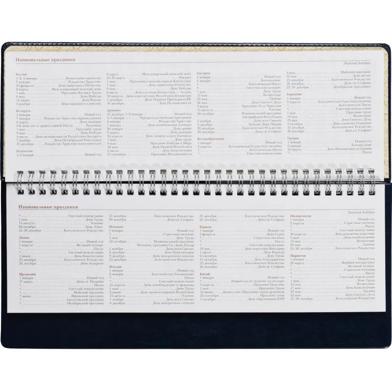 Планинг недатированный Sidney синий 305х130, 64 л. Ал 3-318/04