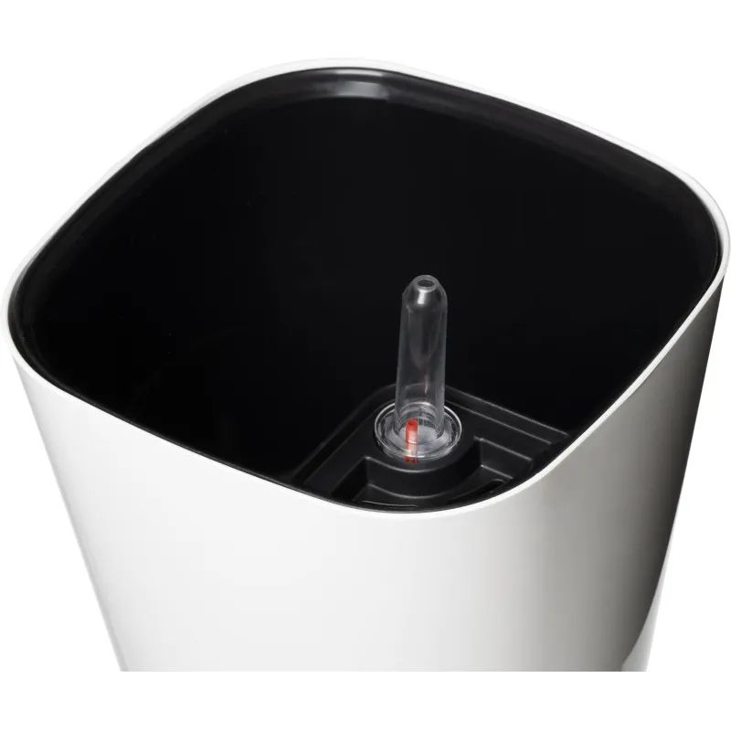 Горшок цветочный с автополивом КОМФОРТ 3л белый ПИ-21-9ТХ