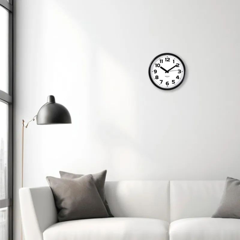 Часы настенные Troyka модель09, диаметр 225мм,  пластик 91900945