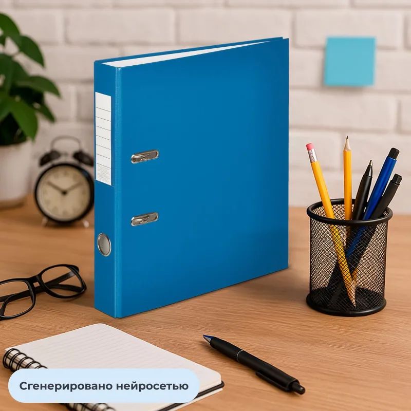 Папка-регистратор Attache Economy, 50мм, 10шт/уп, cиний,ПБП1,карм.кор