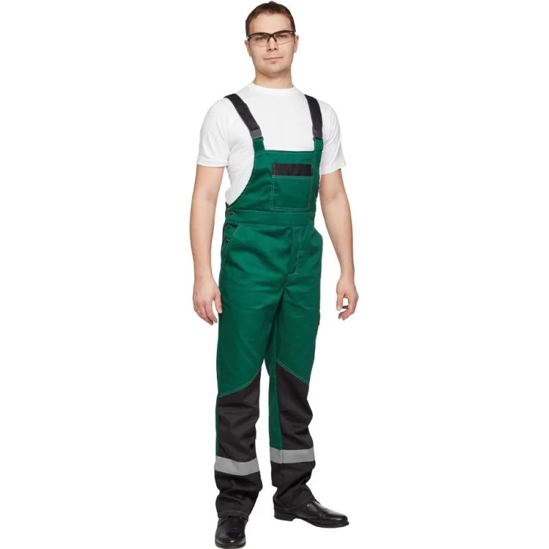 Костюм летний муж л21-КПК зел/чер (р.64-66) 182-188 (серия Л)