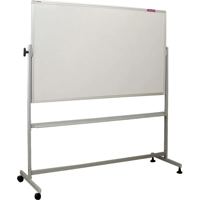 Доска меловая магнитная-зелен/маркерн-белая Attache Twist 100х150вращ.мобил