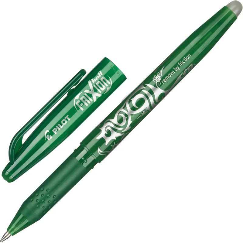 Ручка гелевая PILOT BL-FR7-G Frixion резин.манжет зеленый 0,35мм Япония