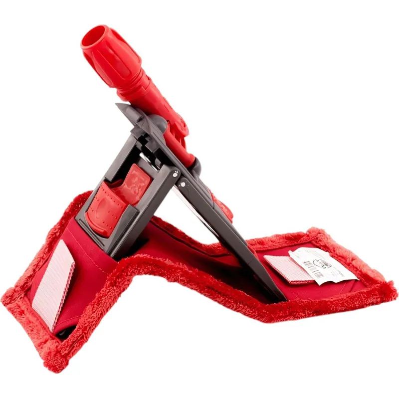 Держатель МОПа универс. пластик 40х11см т.серый/красный NPK195