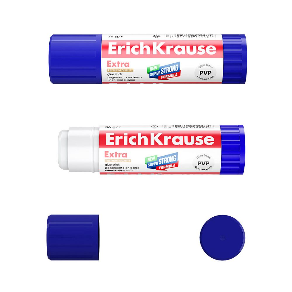 Клей-карандаш ErichKrause Экстра, 36г