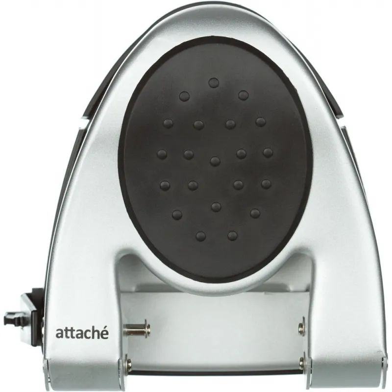 Дырокол ATTACHE 6730 до 30л., металл.,с лин.,с рез.вставкой,серебр.