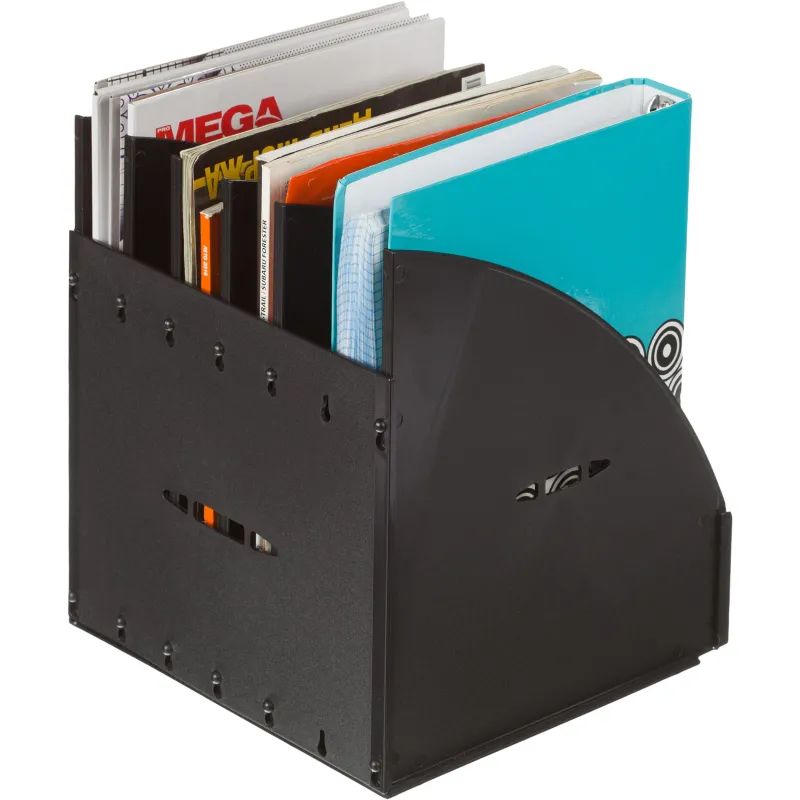 Лоток вертикальный для бумаг Attache сборный черный 5 отд.,240мм