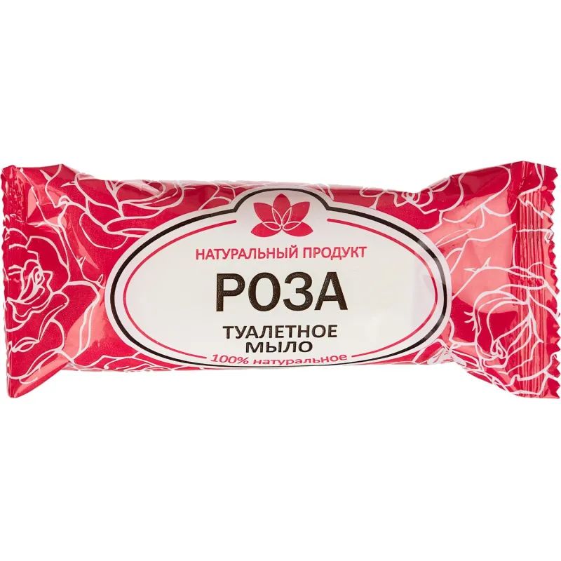 Мыло туалетное 75г Роза