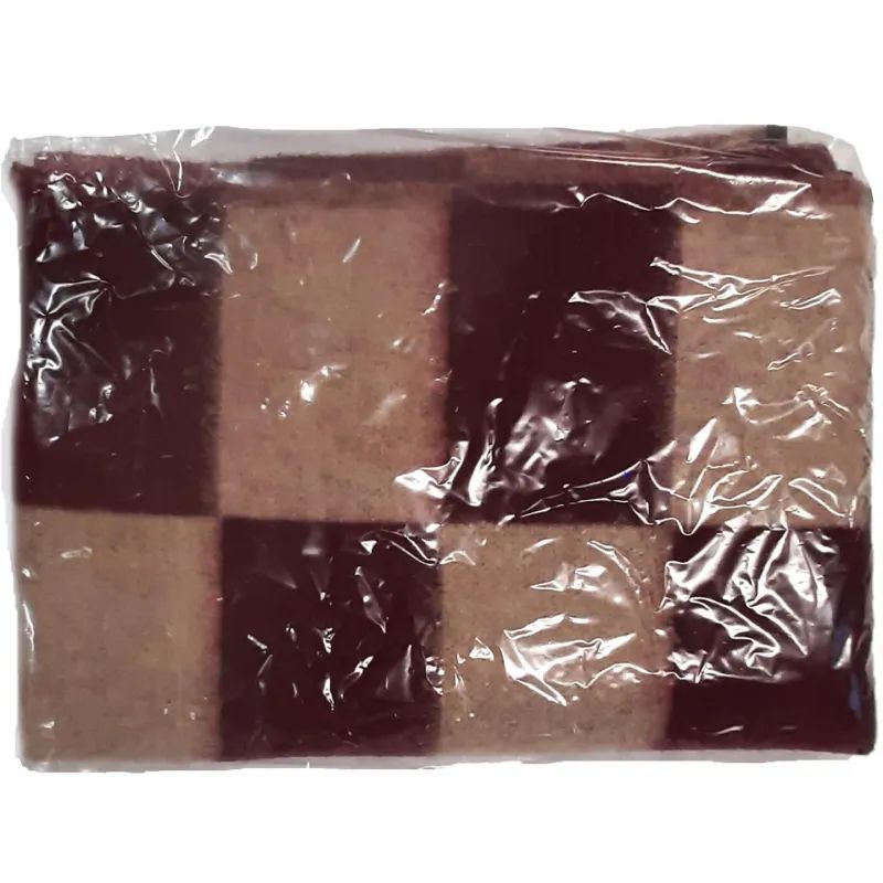 Одеяло 1,5-сп, Шуя С-105 ИЛШ клетка, шерсть 70%, ПЭ 30%, 500 гр/м2