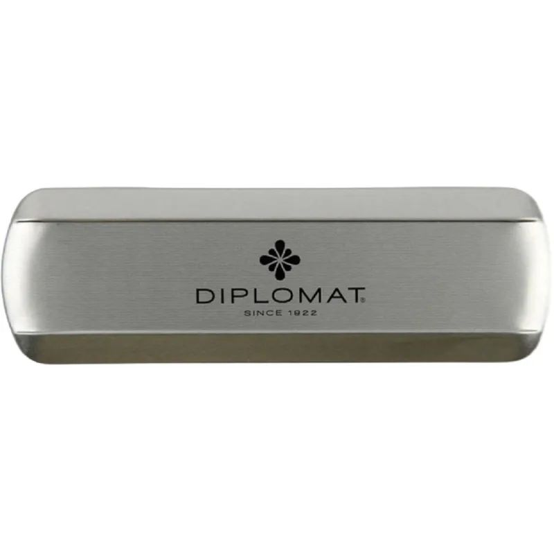 Ручка перьевая DIPLOMAT Traveller stainless steel F синий D10057495
