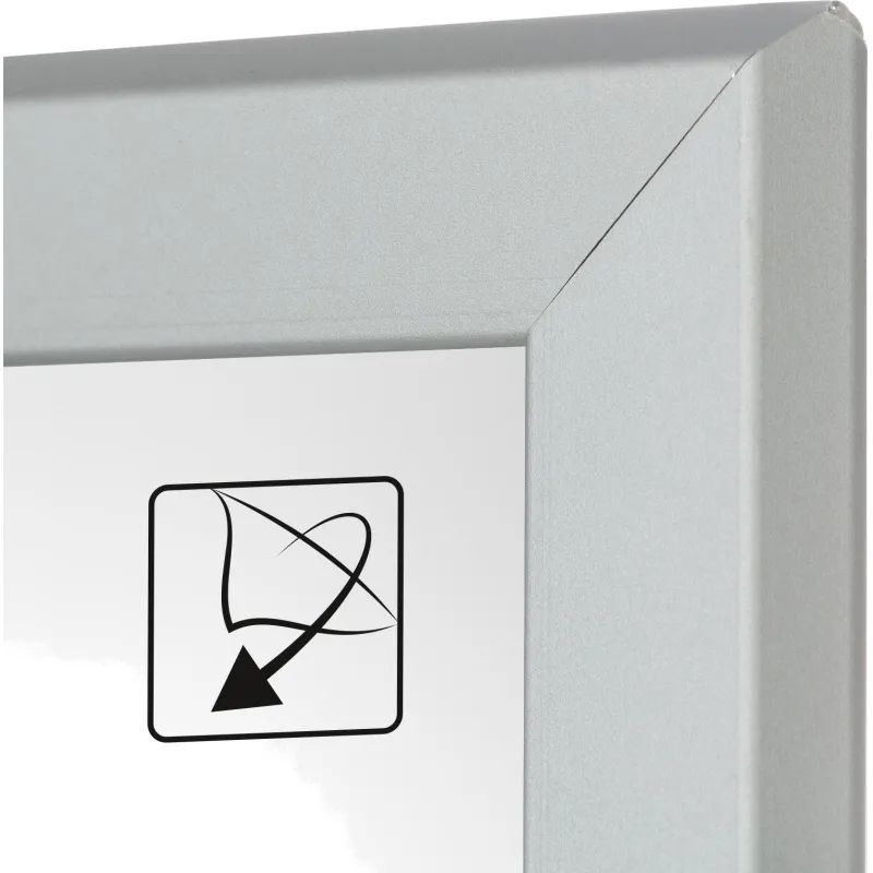 Рамка А3 30x42 см Комус/ATTACHE металлический багет 20мм серебристая