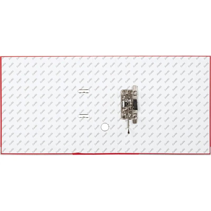 Папка-регистратор ECONOMYPLUS 80мм,красн,ПБП1,карм.ко,мет.уг