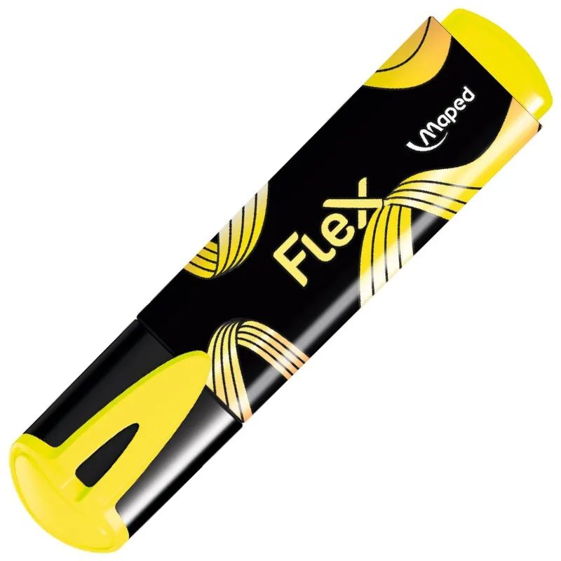 Набор текстовыделителей Maped FLUO PEP&#039;S FLEX,1-5мм,4цв/наб, 740300