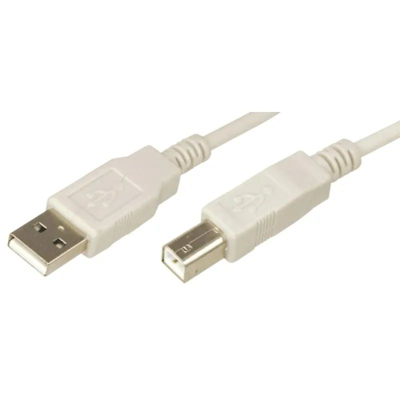 Кабель USB A 2.0 - USB B, М/М, 1.8 м, Rexant, сер, 18-1104
