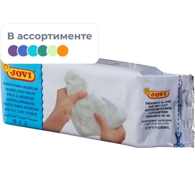Паста для моделирования отвердевающая 250гр., JOVI, белая, 83