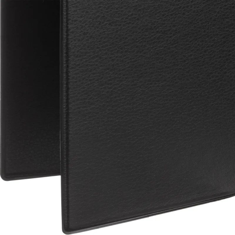 Папка с зажимом  черная Дания-Россия