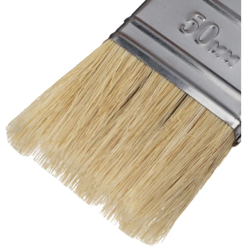 Кисть плоская 2&quot;/50 мм, натур.щетина STAYER 0101-050