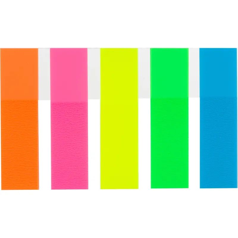 Клейкие закладки пласт. 5цв.по 20л. 12ммх45 Attache &#039;030951023