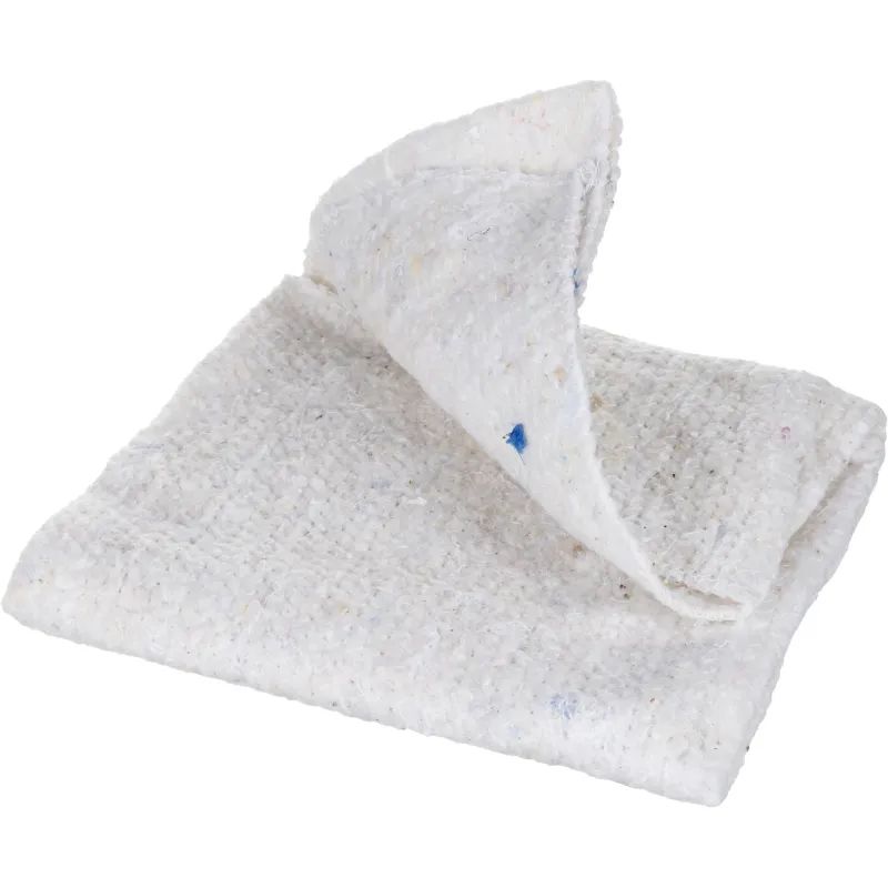 Тряпка для пола белая 50х60 см редкопрошивная 180г/м2