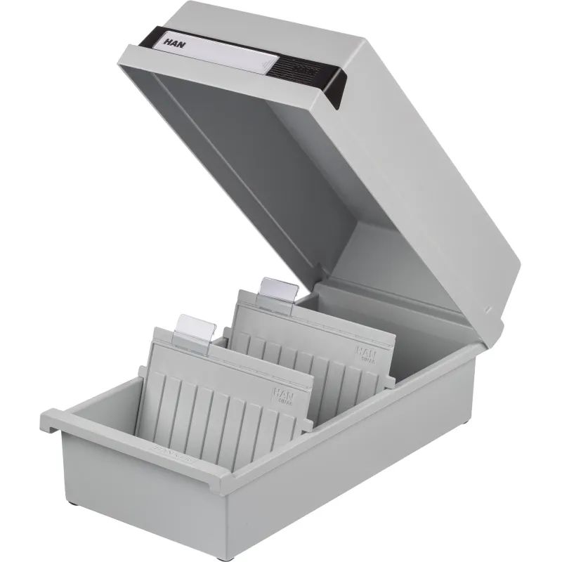 Картотека для карточек А6 на 1300шт HAN закрытая &#039;956/11