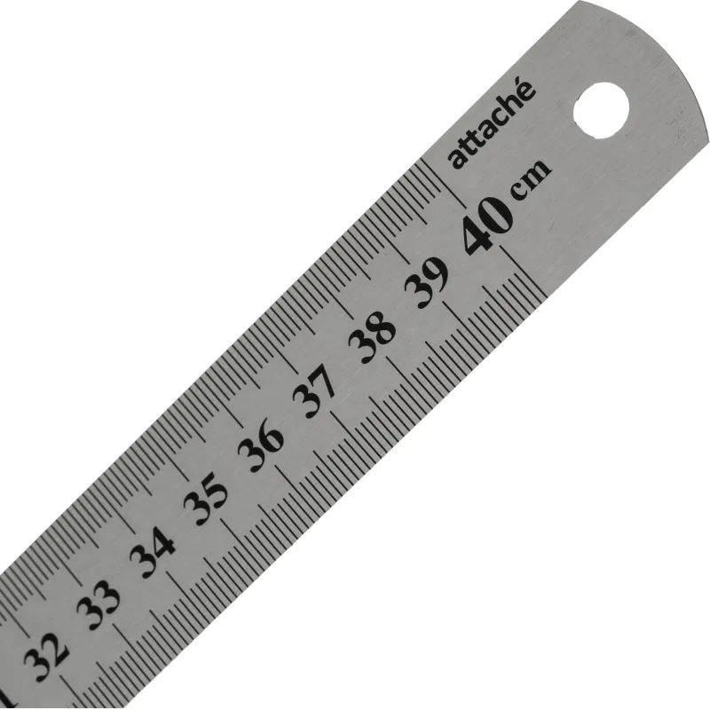 Линейка металлическая 40 см Attache