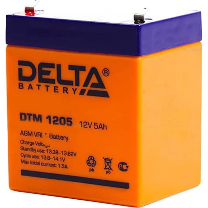 Батарея для ИБП Delta DTM 1205 (12V/5Ah)_D_K